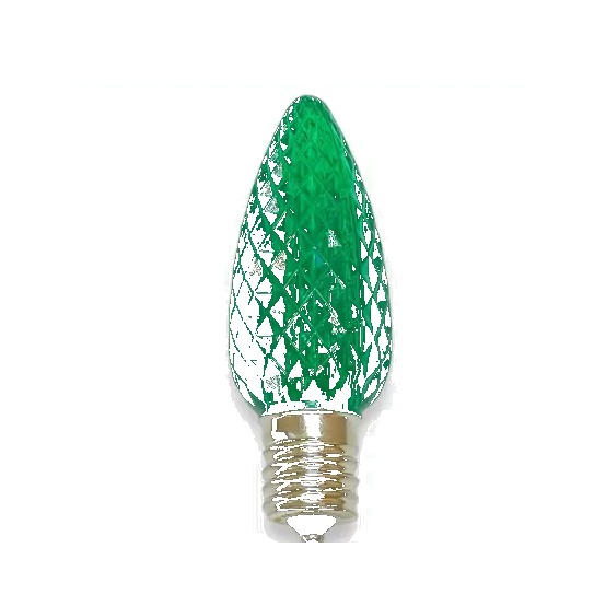Green C9 bulb