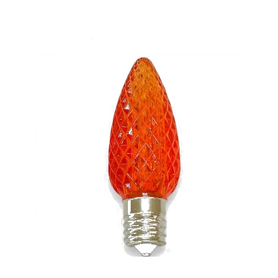 Orange C9 bulb