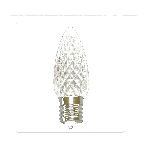 Pure white C9 bulb