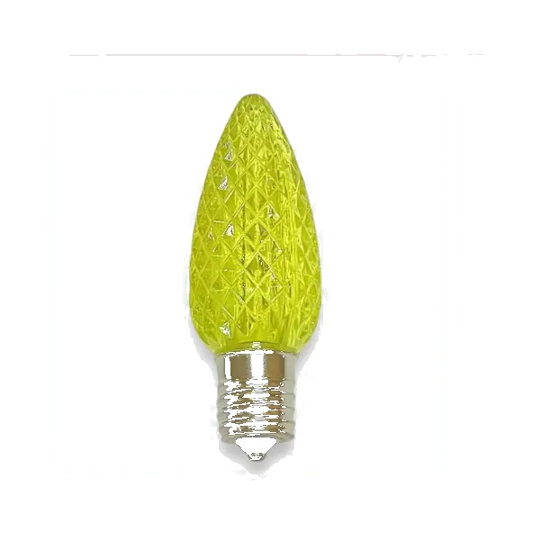 Yellow C9 bulb